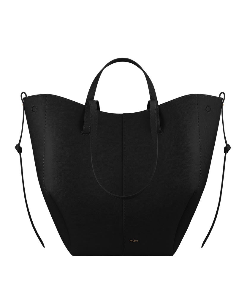 Cyme Tote - Schwarz Genarbtes Leder